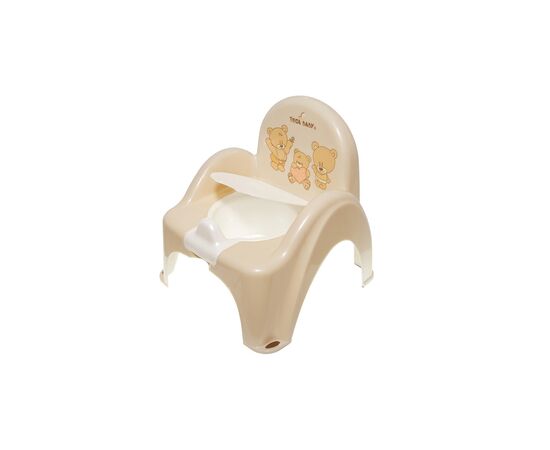 Горщик Tega Baby Teddy Bear стілець , з музикою, антиковзкий beige (PO-043-119)