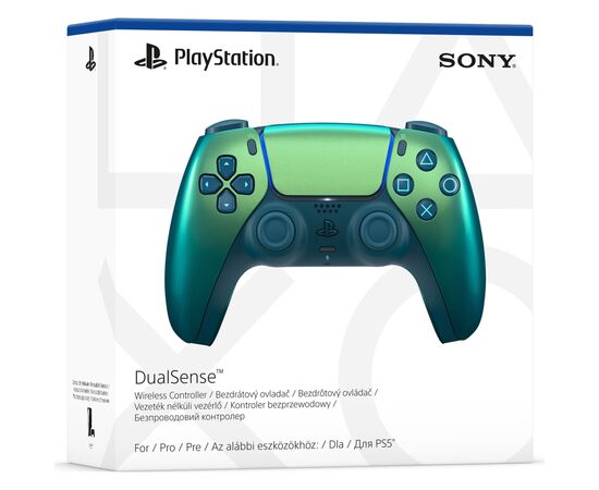 Геймпад Sony Playstation DualSense Bluetooth PS5 Chrome Teal (1000044474), изображение 3 Геймпад Sony Playstation DualSense Bluetooth PS5 Chrome Teal (1000044474), изображение 3