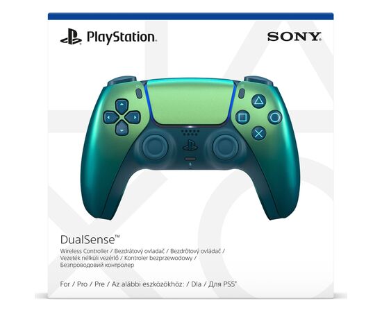 Геймпад Sony Playstation DualSense Bluetooth PS5 Chrome Teal (1000044474), изображение 4 Геймпад Sony Playstation DualSense Bluetooth PS5 Chrome Teal (1000044474), изображение 4