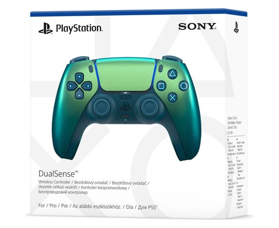 Геймпад Sony Playstation DualSense Bluetooth PS5 Chrome Teal (1000044474), изображение 5 Геймпад Sony Playstation DualSense Bluetooth PS5 Chrome Teal (1000044474), изображение 5