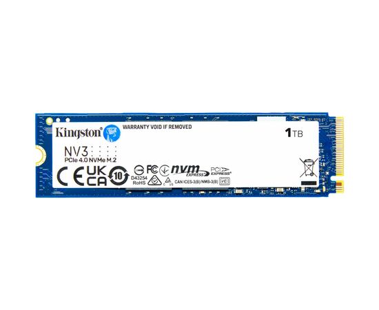 Накопичувач SSD M.2 2280 1TB Kingston (SNV3S/1000GBK)