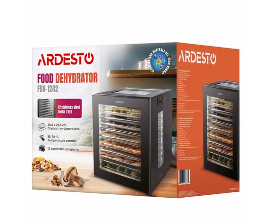 Сушка для овощей и фруктов Ardesto FDB-1242, изображение 12 Сушка для овощей и фруктов Ardesto FDB-1242, изображение 12