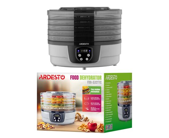 Сушка для овощей и фруктов Ardesto FDB-532TTC, изображение 8 Сушка для овощей и фруктов Ardesto FDB-532TTC, изображение 8