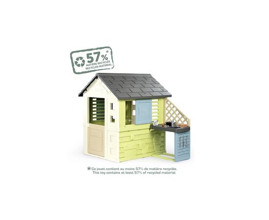 Ігровий будиночок Smoby Life "Райдужний" з літньою кухнею (7600810738), зображення 4 Ігровий будиночок Smoby Life "Райдужний" з літньою кухнею (7600810738), зображення 4