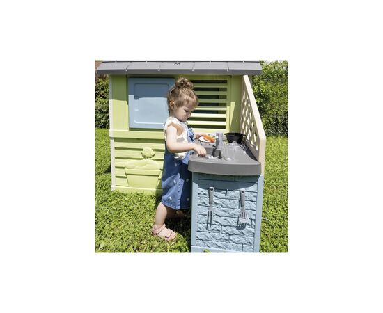 Ігровий будиночок Smoby Life "Райдужний" з літньою кухнею (7600810738), зображення 8 Ігровий будиночок Smoby Life "Райдужний" з літньою кухнею (7600810738), зображення 8