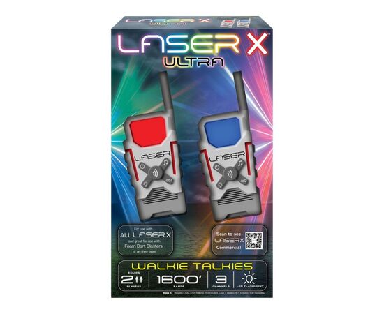 Ігровий набір Laser X Набір іграшкових рацій - Ultra для двох гравців (87557)