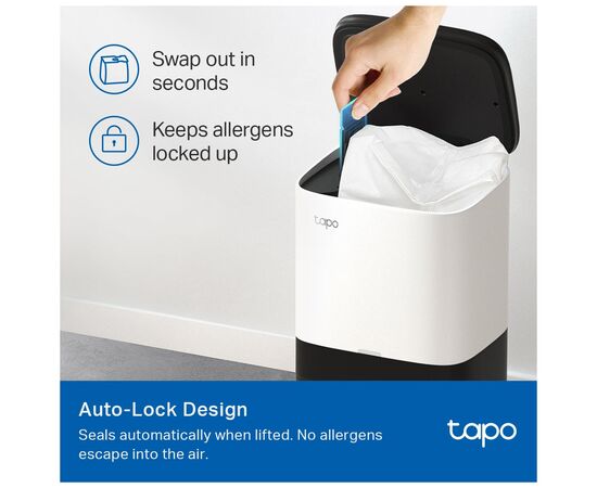 Мішок для пилососу TP-Link Tapo RVA200, зображення 4 Мішок для пилососу TP-Link Tapo RVA200, зображення 4