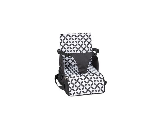 Стульчик для кормления FreeON портативный Fold and Go Black/white (48709)