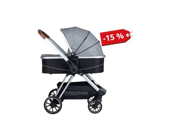 Коляска FreeON 3 в 1 Fantasy Grey-Black (44565)