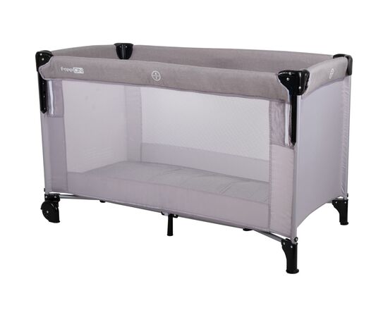 Дитячий манеж FreeON Bedside з другим ярусом Grey (39968)