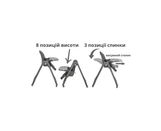 Стульчик для кормления FreeON Kai, розовый (82672), изображение 9 Стульчик для кормления FreeON Kai, розовый (82672), изображение 9