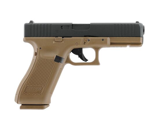 Пневматический пистолет Umarex Glock 17 Gen5 Blowback Coyote (5.8470), изображение 3 Пневматический пистолет Umarex Glock 17 Gen5 Blowback Coyote (5.8470), изображение 3