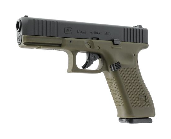 Пневматический пистолет Umarex Glock 17 Gen5 Blowback Green (5.8471), изображение 2 Пневматический пистолет Umarex Glock 17 Gen5 Blowback Green (5.8471), изображение 2