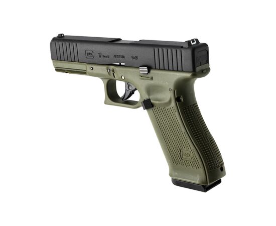 Пневматический пистолет Umarex Glock 17 Gen5 Blowback Green (5.8471), изображение 5 Пневматический пистолет Umarex Glock 17 Gen5 Blowback Green (5.8471), изображение 5