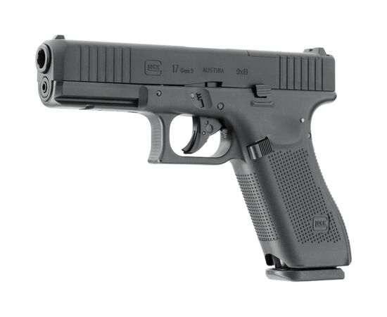 Пневматический пистолет Umarex Glock 17 Gen5 Blowback Black (5.8422), изображение 2 Пневматический пистолет Umarex Glock 17 Gen5 Blowback Black (5.8422), изображение 2