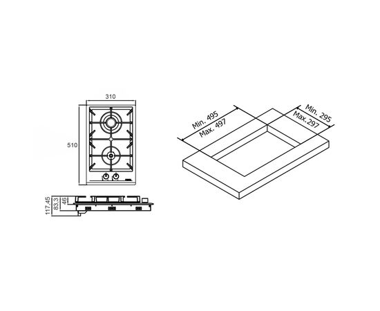 Варочная поверхность Eleyus CABO 30 IS EF, изображение 12