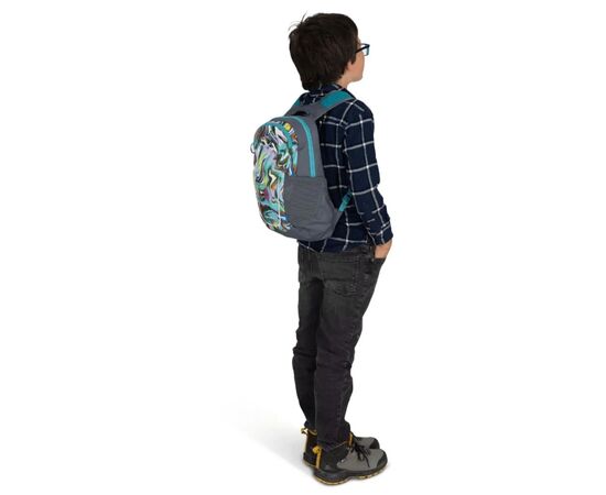 Рюкзак туристический Osprey Daylite Jr euphoria rainbow print/tungsten - O/S - зелений/сірий (009.3896), изображение 4 Рюкзак туристический Osprey Daylite Jr euphoria rainbow print/tungsten - O/S - зелений/сірий (009.3896), изображение 4
