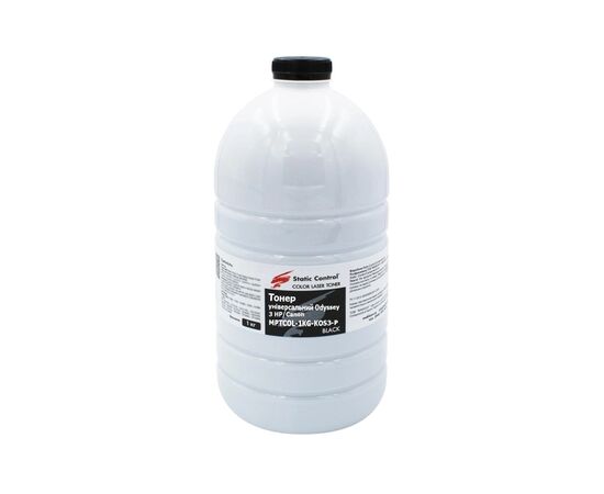 Тонер HP/Canon MPTCOL OS3 1 кг black (фасовка) Static Control (MPTCOL-1KG-KOS3-P)