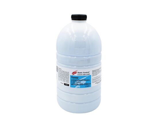 Тонер HP/Canon MPTCOL OS3 1 кг cyan (фасовка) Static Control (MPTCOL-1KG-COS3-P)