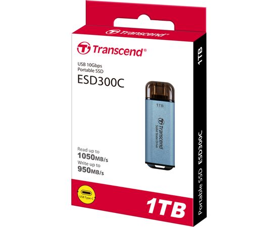 Накопитель SSD USB Type-C 1TB ESD300 Transcend (TS1TESD300C), изображение 10 Накопитель SSD USB Type-C 1TB ESD300 Transcend (TS1TESD300C), изображение 10