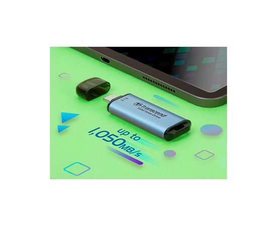 Накопитель SSD USB Type-C 1TB ESD300 Transcend (TS1TESD300C), изображение 7 Накопитель SSD USB Type-C 1TB ESD300 Transcend (TS1TESD300C), изображение 7