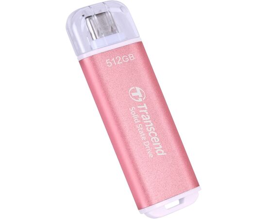 Накопитель SSD USB Type-C 512GB ESD300 Transcend (TS512GESD300P), изображение 3 Накопитель SSD USB Type-C 512GB ESD300 Transcend (TS512GESD300P), изображение 3
