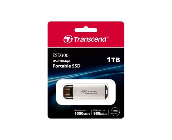 Накопитель SSD USB Type-C 1TB ESD300 Transcend (TS1TESD300S), изображение 6
