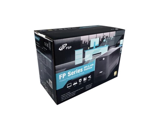 Источник бесперебойного питания FSP FP1000, 1000VA Schuko (PPF6000601), изображение 4 Источник бесперебойного питания FSP FP1000, 1000VA Schuko (PPF6000601), изображение 4