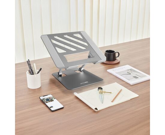 Подставка для ноутбука OfficePro LS797G Aluminum alloy Gray (LS797G), изображение 10 Подставка для ноутбука OfficePro LS797G Aluminum alloy Gray (LS797G), изображение 10