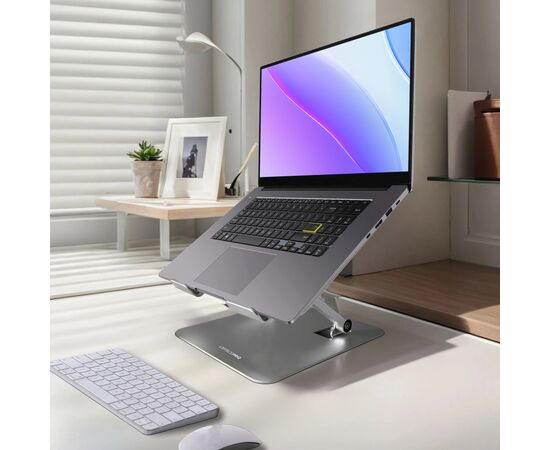 Подставка для ноутбука OfficePro LS797G Aluminum alloy Gray (LS797G), изображение 11 Подставка для ноутбука OfficePro LS797G Aluminum alloy Gray (LS797G), изображение 11