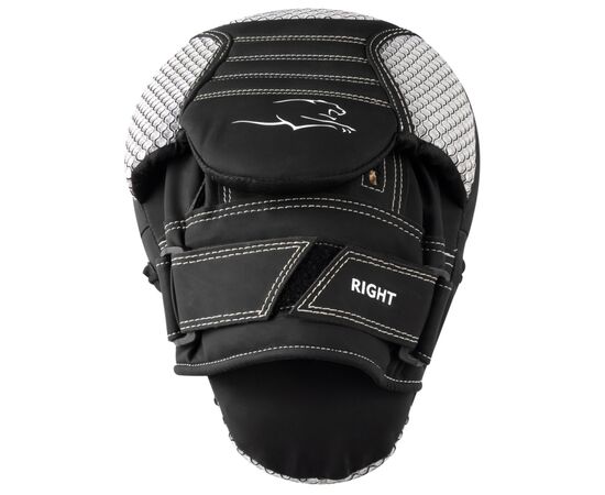 Лапы боксерские PowerPlay 3044 Pro Carbon Ultra Series Чорно-Білі (PP_3044_Bl/White), изображение 3 Лапы боксерские PowerPlay 3044 Pro Carbon Ultra Series Чорно-Білі (PP_3044_Bl/White), изображение 3