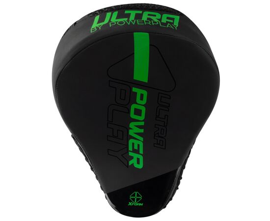 Лапы боксерские PowerPlay 3044 Pro Carbon Ultra Series Чорно-Зелені (PP_3044_Bl/Green), изображение 2 Лапы боксерские PowerPlay 3044 Pro Carbon Ultra Series Чорно-Зелені (PP_3044_Bl/Green), изображение 2