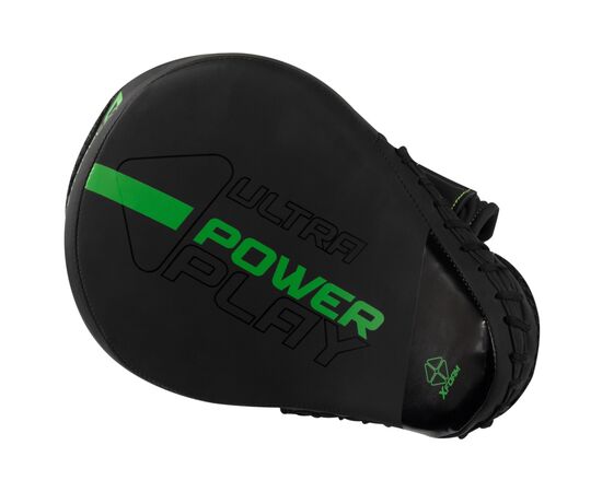Лапы боксерские PowerPlay 3044 Pro Carbon Ultra Series Чорно-Зелені (PP_3044_Bl/Green), изображение 3 Лапы боксерские PowerPlay 3044 Pro Carbon Ultra Series Чорно-Зелені (PP_3044_Bl/Green), изображение 3