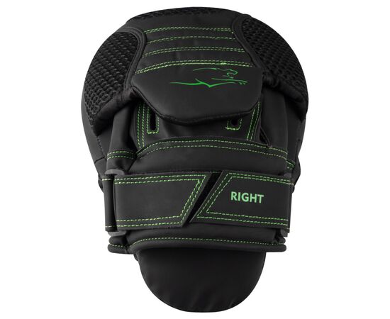 Лапы боксерские PowerPlay 3044 Pro Carbon Ultra Series Чорно-Зелені (PP_3044_Bl/Green), изображение 5 Лапы боксерские PowerPlay 3044 Pro Carbon Ultra Series Чорно-Зелені (PP_3044_Bl/Green), изображение 5