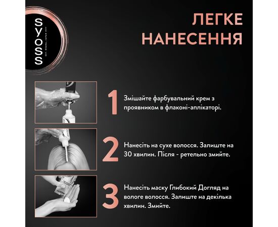 Краска для волос Syoss 8-7 Карамельный блонд 115 мл (9000100633260), изображение 3 Краска для волос Syoss 8-7 Карамельный блонд 115 мл (9000100633260), изображение 3