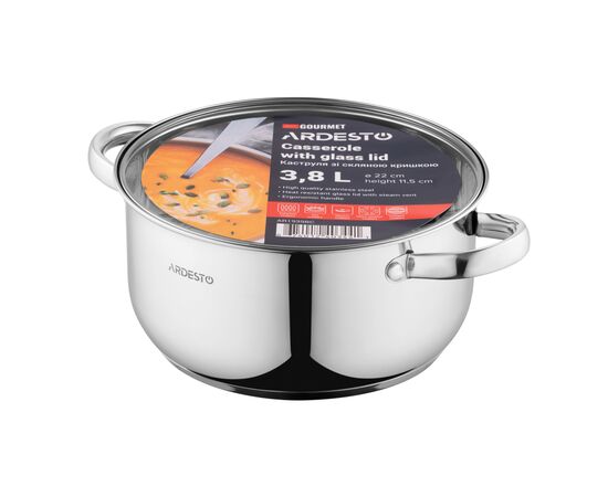 Кастрюля Ardesto Gemini Gourmet 3.9 л (AR1939BC), изображение 4 Кастрюля Ardesto Gemini Gourmet 3.9 л (AR1939BC), изображение 4