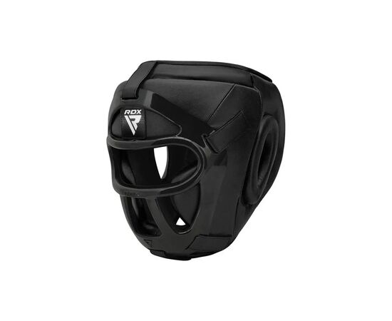 Боксерский шлем RDX T1 Grill Full Black L (HGR-T1FB-L), изображение 6 Боксерский шлем RDX T1 Grill Full Black L (HGR-T1FB-L), изображение 6