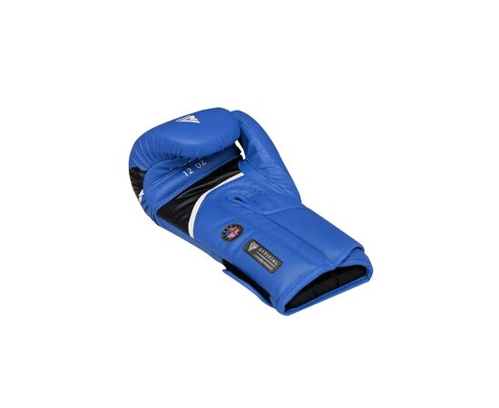 Боксерские перчатки RDX Aura Plus T-17 Blue/Black 12 унцій (BGR-T17UB-12OZ+), изображение 4 Боксерские перчатки RDX Aura Plus T-17 Blue/Black 12 унцій (BGR-T17UB-12OZ+), изображение 4