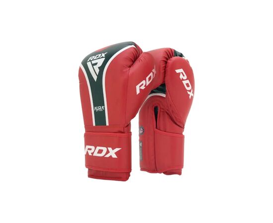 Боксерские перчатки RDX Aura Plus T-17 Red/Black 14 унцій (BGR-T17RB-14OZ+), изображение 3 Боксерские перчатки RDX Aura Plus T-17 Red/Black 14 унцій (BGR-T17RB-14OZ+), изображение 3