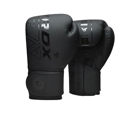 Боксерські рукавички RDX F6 Kara Matte Black 14 унцій (BGR-F6MB-14OZ)