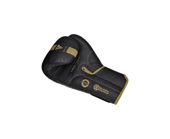 Боксерские перчатки RDX F6 Kara Matte Golden 10 унцій (BGR-F6MGL-10OZ), изображение 6 Боксерские перчатки RDX F6 Kara Matte Golden 10 унцій (BGR-F6MGL-10OZ), изображение 6