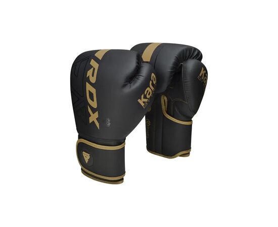 Боксерские перчатки RDX F6 Kara Matte Golden 16 унцій (BGR-F6MGL-16OZ), изображение 2 Боксерские перчатки RDX F6 Kara Matte Golden 16 унцій (BGR-F6MGL-16OZ), изображение 2