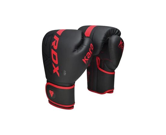 Боксерские перчатки RDX F6 Kara Matte Red 16 унцій (BGR-F6MR-16OZ), изображение 2 Боксерские перчатки RDX F6 Kara Matte Red 16 унцій (BGR-F6MR-16OZ), изображение 2