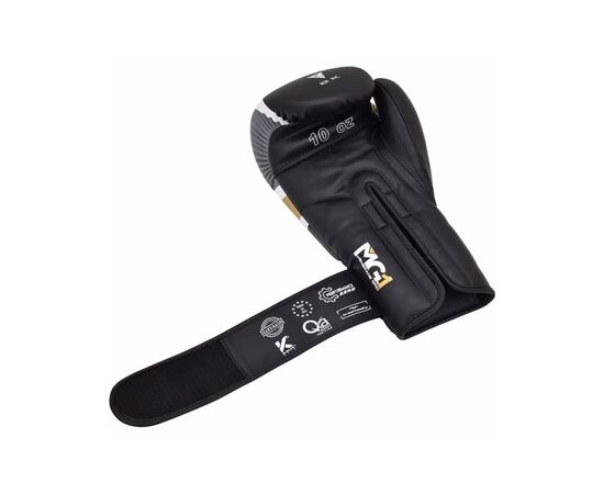 Боксерские перчатки RDX F7 Ego Black Golden 14 унцій (BGR-F7BGL-14oz), изображение 4 Боксерские перчатки RDX F7 Ego Black Golden 14 унцій (BGR-F7BGL-14oz), изображение 4