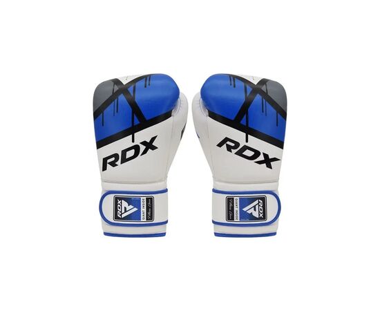 Боксерские перчатки RDX F7 Ego Blue 16 унцій (BGR-F7U-16oz), изображение 2 Боксерские перчатки RDX F7 Ego Blue 16 унцій (BGR-F7U-16oz), изображение 2