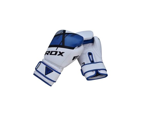 Боксерские перчатки RDX F7 Ego Blue 16 унцій (BGR-F7U-16oz), изображение 5 Боксерские перчатки RDX F7 Ego Blue 16 унцій (BGR-F7U-16oz), изображение 5