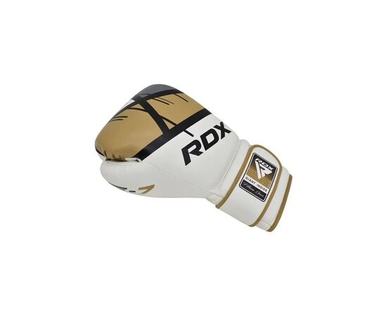 Боксерские перчатки RDX F7 Ego Golden 12 унцій (BGR-F7GL-12oz), изображение 3 Боксерские перчатки RDX F7 Ego Golden 12 унцій (BGR-F7GL-12oz), изображение 3