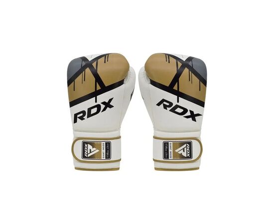 Боксерские перчатки RDX F7 Ego Golden 16 унцій (BGR-F7GL-16oz), изображение 2 Боксерские перчатки RDX F7 Ego Golden 16 унцій (BGR-F7GL-16oz), изображение 2