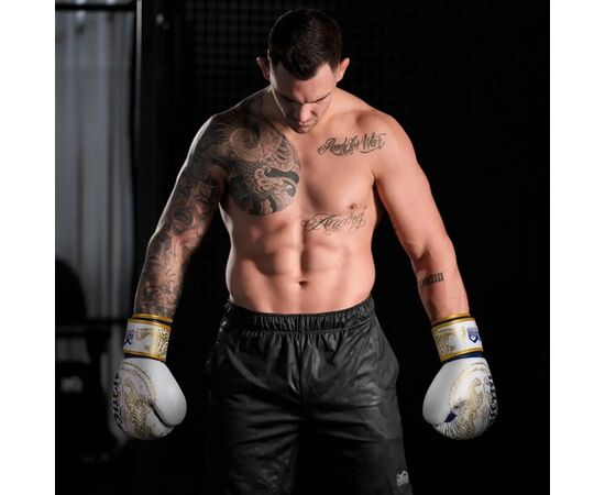 Боксерские перчатки Phantom Muay Thai Gold 14 унцій (PHBG2590-14), изображение 10 Боксерские перчатки Phantom Muay Thai Gold 14 унцій (PHBG2590-14), изображение 10