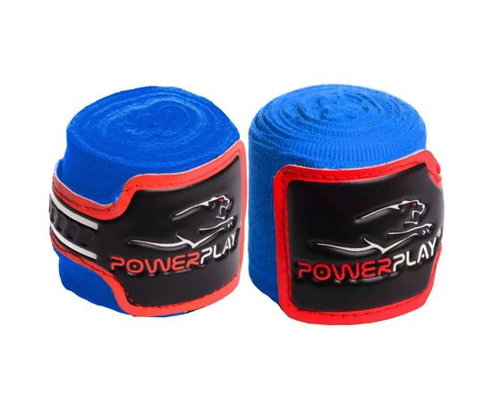 Бинт для спорта PowerPlay 3046 4 м Blue (PP_3046_4m_Blue), изображение 2 Бинт для спорта PowerPlay 3046 4 м Blue (PP_3046_4m_Blue), изображение 2
